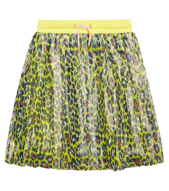 Pleated leopard-print skirt | Marc Jacobs Kids