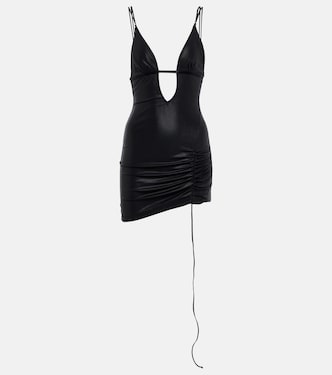 Cutout ruched minidress | Nensi Dojaka