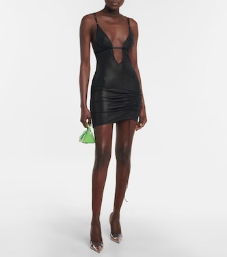 Cutout ruched minidress | Nensi Dojaka