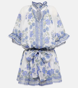 Floral cotton minidress | Juliet Dunn