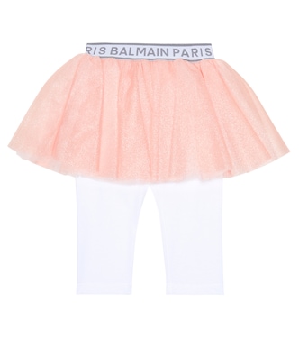 Set aus Rock und Leggings | Balmain Kids