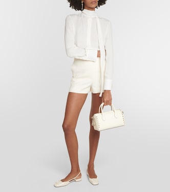 Slingback-Ballerinas VLogo Signature aus Lackleder | Valentino Garavani