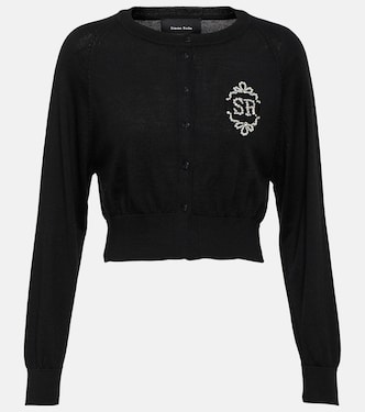 Embellished wool and silk cardigan | Simone Rocha