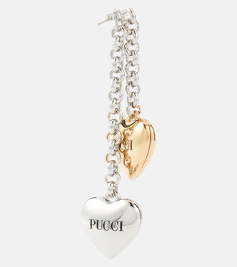 Heart drop earrings | Pucci
