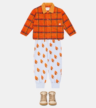 Bears cotton-blend sweatpants | Tinycottons