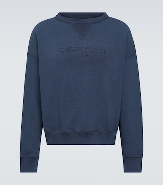 Felpa in jersey di cotone con logo | Maison Margiela