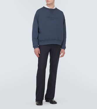 Sudadera de jersey de algodón con logo | Maison Margiela