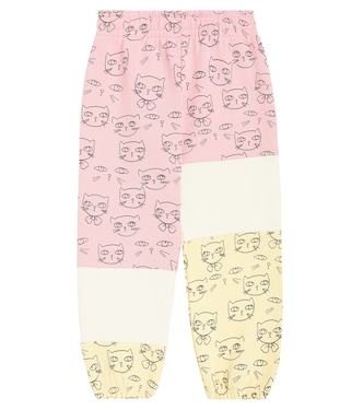 Cathlethes cotton jersey sweatpants | Mini Rodini