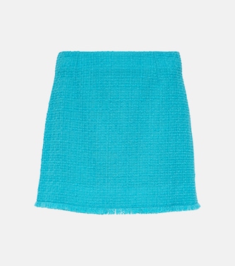 Minifalda de tweed de mezcla de lana | Dolce&Gabbana