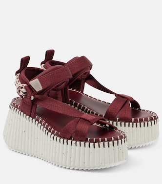 Sandales compensées Nama 80 | Chloé