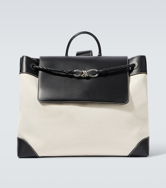 Rucksack Andiamo Large aus Canvas und Leder | Bottega Veneta
