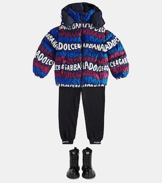 Giacca imbottita con logo | Dolce&Gabbana Kids