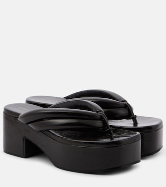 Sandales à plateforme en cuir | Dries Van Noten