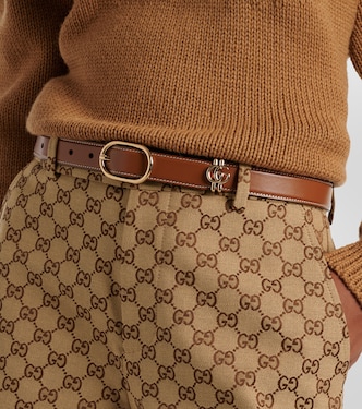 Ceinture Double G en cuir | Gucci
