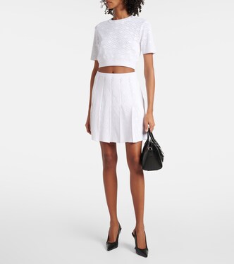 Minigonna Monogram 72 a pieghe | Givenchy