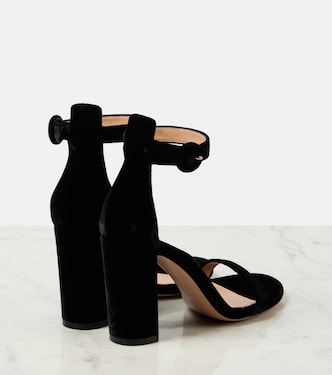 Sandali Gaeta 95 in velluto | Gianvito Rossi