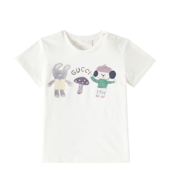 Baby - T-shirt in cotone con stampa | Gucci Kids