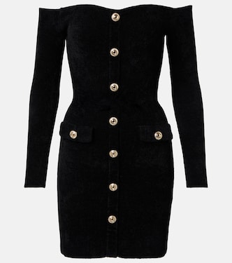 Minikleid aus Chenille | Self-Portrait