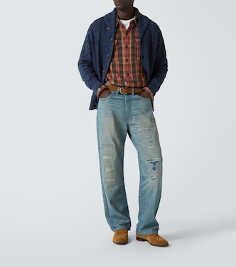 Distressed Straight Jeans Plainfield | RRL