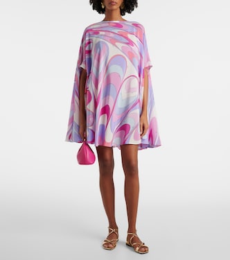 Caftano in seta crêpe de chine | Pucci