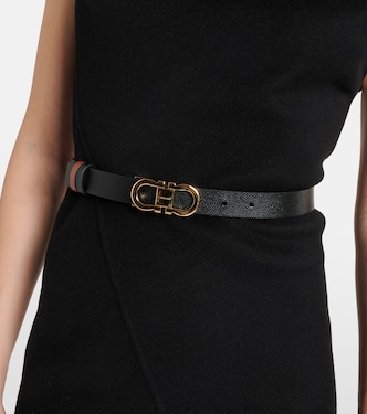 Cintura reversibile Gancini in pelle | Ferragamo