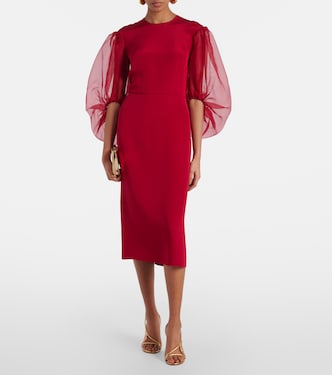 Vestido midi Danielle de cady de seda | Altuzarra