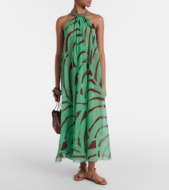 Maxikleid Tactile Winds aus Georgette | Johanna Ortiz