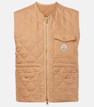 Vigny quilted linen vest | Moncler
