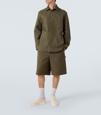 Chemise GG Canvas en coton mélangé | Gucci