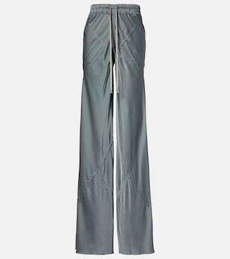 大廓形素绉缎阔腿裤 | Rick Owens