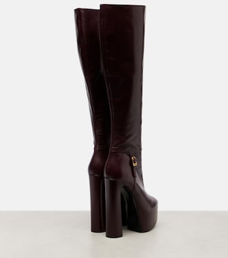 Plateaustiefel Nico aus Leder | Saint Laurent