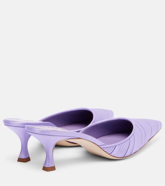 Mules Carolyne 50 in raso | Manolo Blahnik