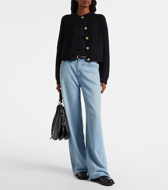 Mahal cotton and cashmere cardigan | Velvet