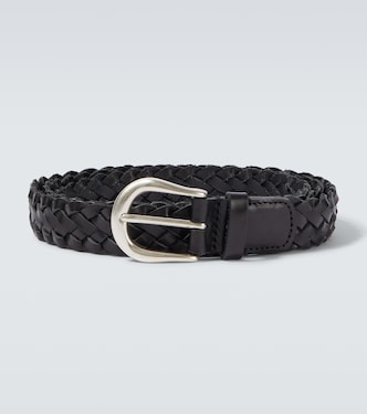 x Aaron Levine braided leather belt | Studio Nicholson