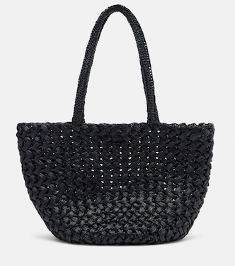 Estelle 2 Medium raffia tote bag | The Row