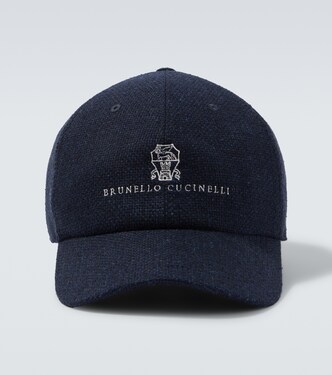Baseballcap aus Seide, Leinen und Wolle | Brunello Cucinelli