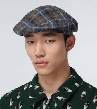 Wool checked beret | Undercover