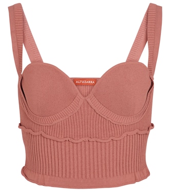 Piper ribbed-knit bustier | Altuzarra