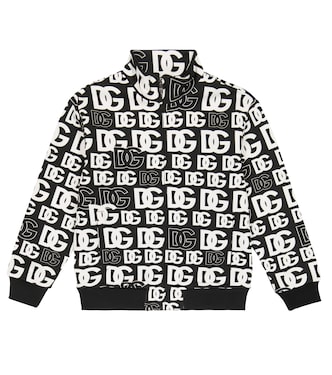 Chaqueta de chándal de algodón con logo | Dolce&Gabbana Kids