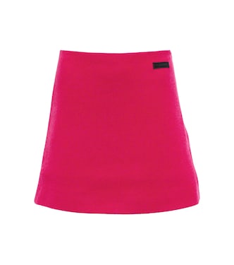 Wool-blend miniskirt | Ganni