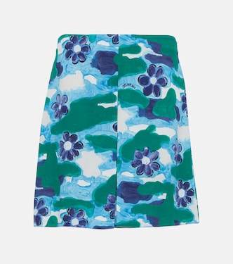 Printed cady miniskirt | Marni