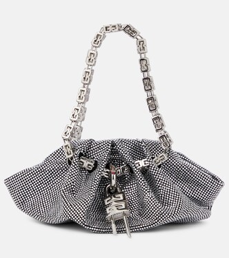 Schultertasche Kenny Mini mit Kristallen | Givenchy
