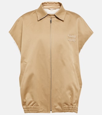 Weste aus Baumwoll-Twill | Miu Miu