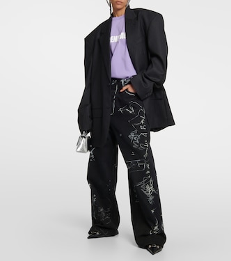 Jean ample à taille mi-haute | Balenciaga