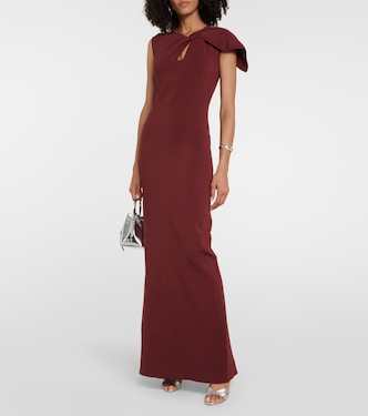 Asymmetric cutout maxi dress | Roland Mouret