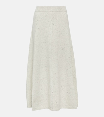 Wool tweed maxi skirt | Joseph