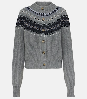 Cardigan Michaela Fair Isle in misto cashmere | Khaite