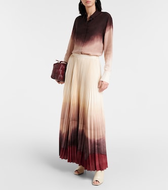 Sif pleated ombré maxi skirt | Altuzarra