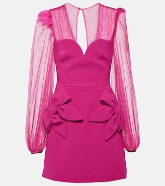 Lilah embellished crêpe minidress | Rebecca Vallance