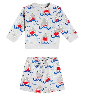 Baby - Felpa e shorts in cotone | Stella McCartney Kids